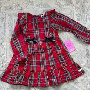 Red Ruffle Butts Ruffle Bow Dress - Size 4 [BRAND NEW WITH TAG]